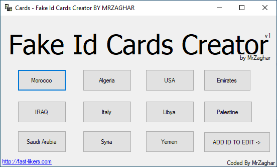 Fake ID Cards Generator Fake ID Cards Generator