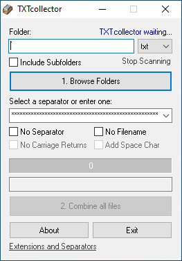 Text Combiner - TXT Collector