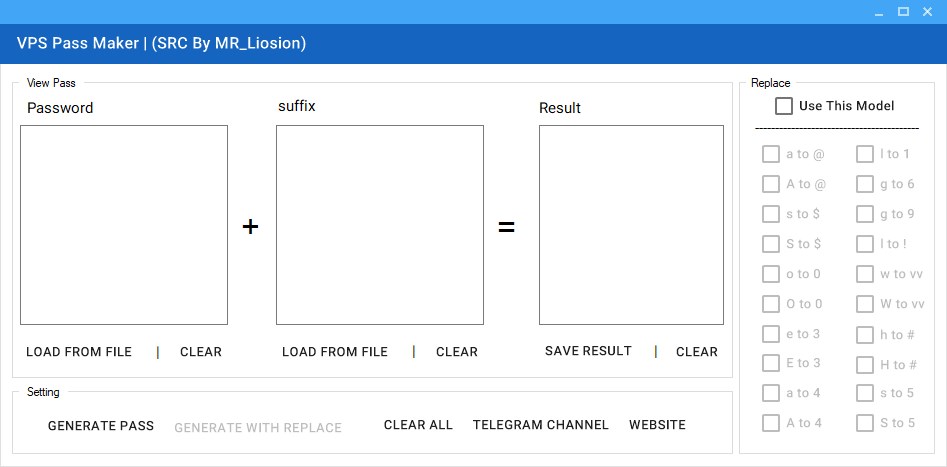 RDP Password List Maker