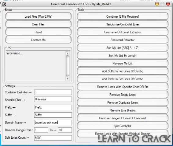 Universal Combo List Tools